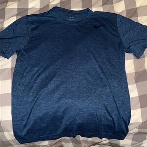 Nike Men's Heathered Blue Short Sleeve Tee